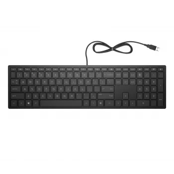 HP Pavilion tastiera cablata 300, full-size (100%), cablata, USB, meccanica, nero