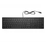 HP Pavilion tastiera cablata 300, full-size (100%), cablata, USB, meccanica, nero
