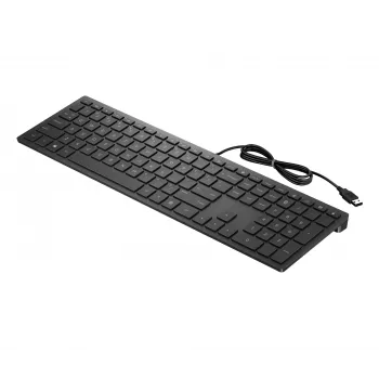 HP Pavilion tastiera cablata 300, full-size (100%), cablata, USB, meccanica, nero