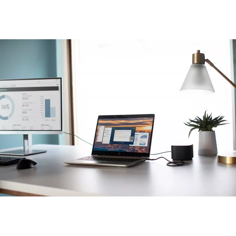 HP Thunderbolt Dock G2 con cavo combo, cablato, Thunderbolt, nero, Kensington, Cina, HP