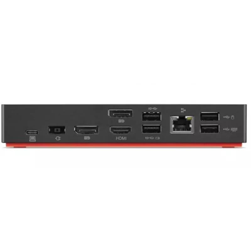 Lenovo 40AS0090DK docking station/replicatore di porte per laptop cablato USB 3.2 Gen 1 (3.1 Gen 1) Type-C nero