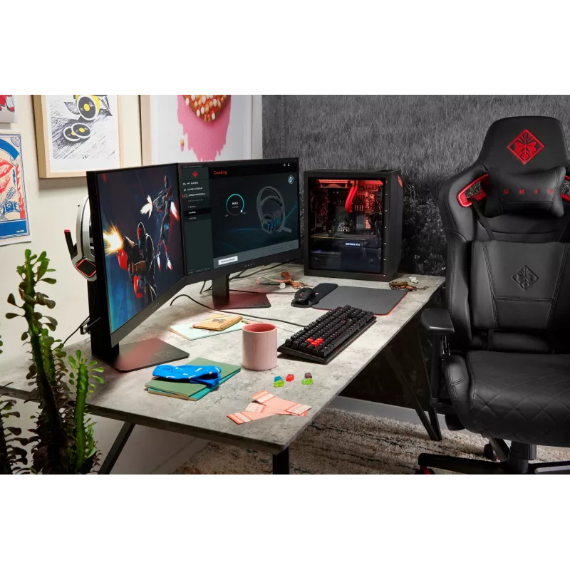 HP OMEN X 27 monitor 68,6 cm (27 pollici) 2560 x 1440 pixel Quad HD nero (ricondizionato)
