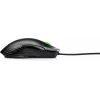 HP X220 mouse da gaming retroilluminato, ambidestro, ottico, USB Type-A, 3600 DPI, nero
