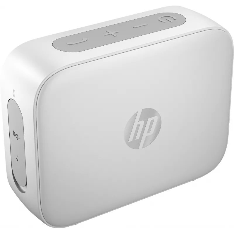 HP altoparlante Bluetooth 350 argento, wireless, bianco, universale, batteria integrata, 180 g, 78,5 mm