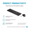 HP Wireless Rechargeable 950MK mouse e tastiera, full-size, wireless, meccanico