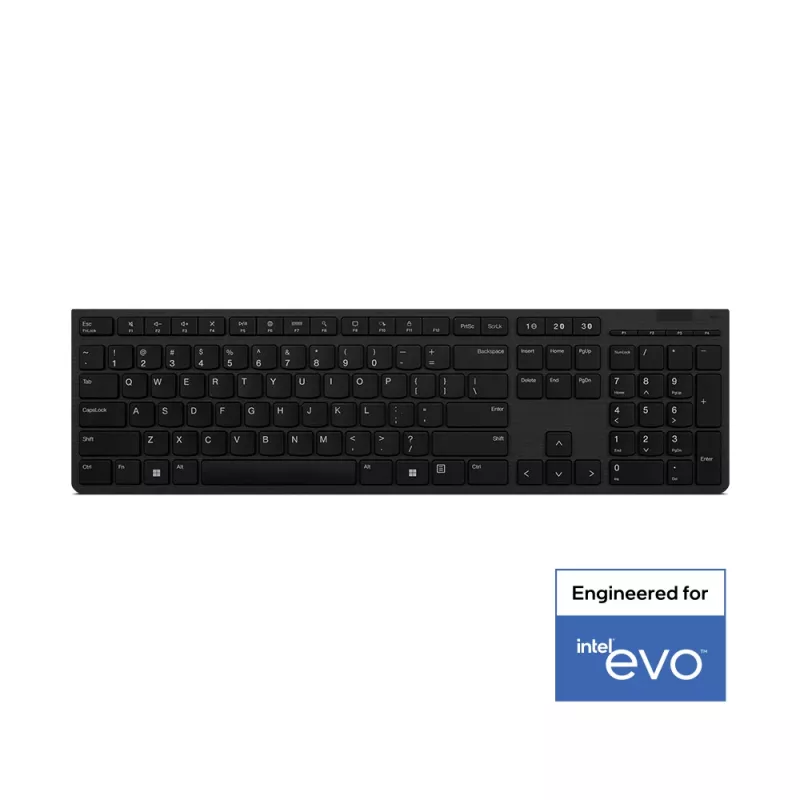 Tastiera da ufficio Lenovo 4Y41K04031 RF wireless + Bluetooth francese grigio