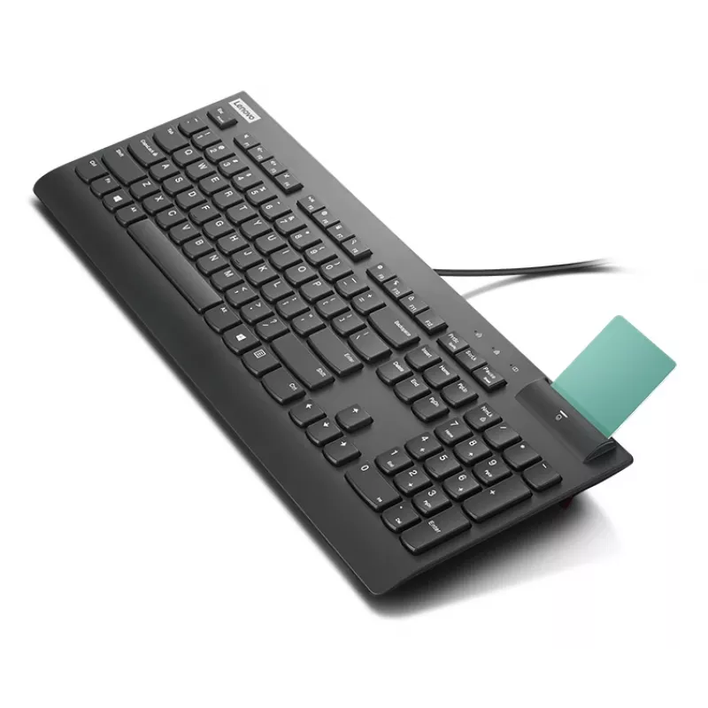 Tastiera Lenovo Smartcard Wired II home/office USB nordico nero