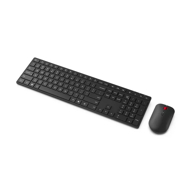 Tastiera e mouse inclusi da ufficio Lenovo 4X31S04814 RF wireless + Bluetooth belga nero