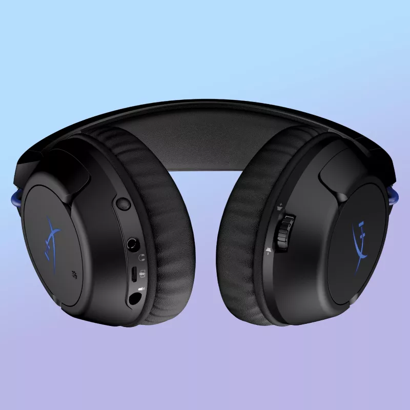 HyperX Cloud Flight - Headset da gaming wireless (nero-blu) - PS5-PS4