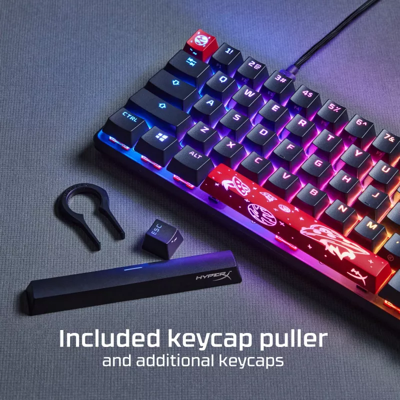 HyperX Alloy Origins 65 – Tastiera da gaming meccanica – HX Aqua (layout US)