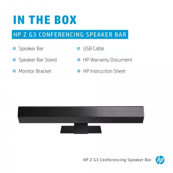 Barra speaker per conferenze HP Z G3 Barra speaker per conferenze 647Y2AA