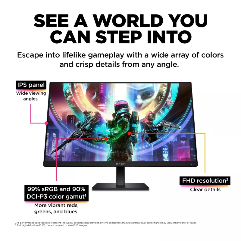 Monitor gaming OMEN by HP 60,5 cm (23,8