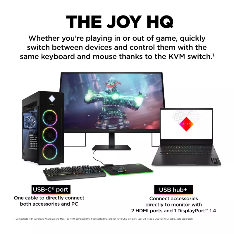 Monitor gaming OMEN by HP 27 pollici UHD 144Hz – OMEN 27k