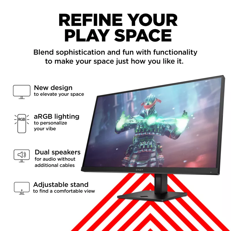 Monitor gaming OMEN by HP 27 pollici UHD 144Hz – OMEN 27k