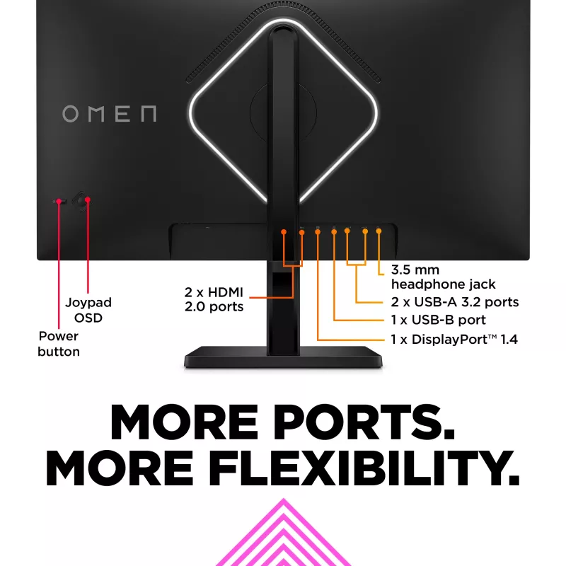 Monitor gaming OMEN by HP 27 pollici QHD 240Hz - OMEN 27qs
