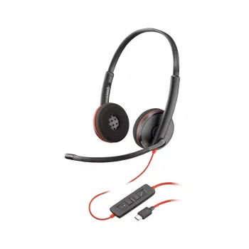 Cuffia POLY Blackwire C3220 stereo USB-C con custodia