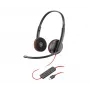 Cuffia POLY Blackwire C3220 stereo USB-C con custodia