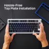 Tastiera meccanica KINGSTON HyperX Alloy Rise 75 Top Plate Navy Blue (modello 85U15AA)