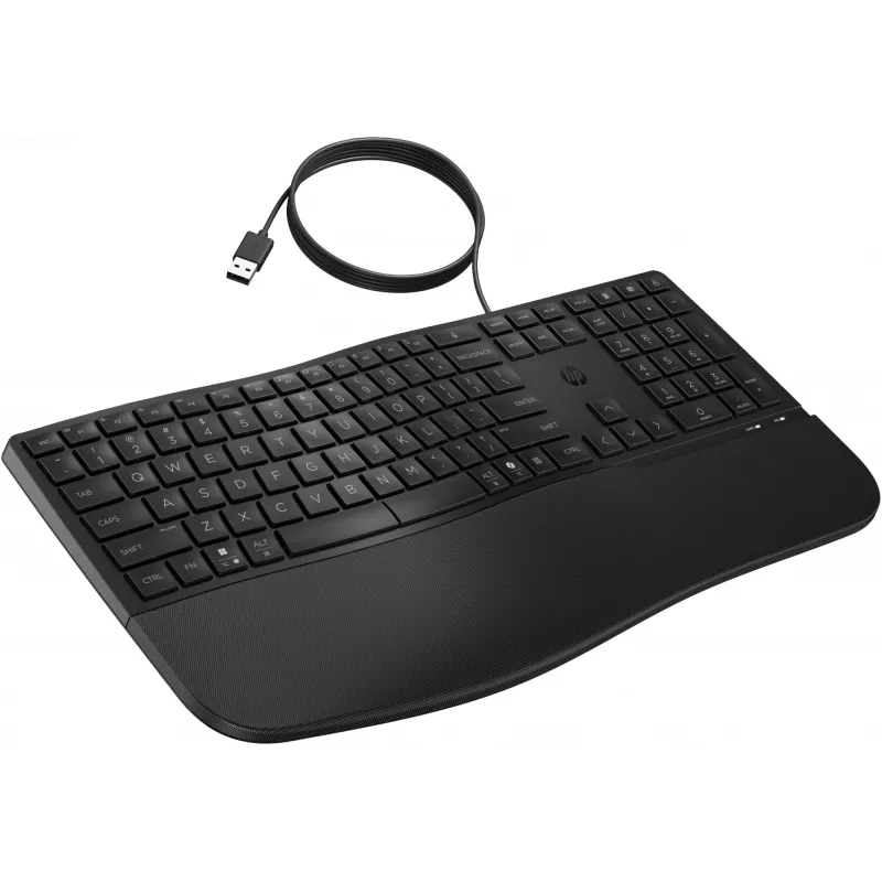 Tastiera full-size con filo HP 485 Comfort con porta USB e 23 tasti programmabili