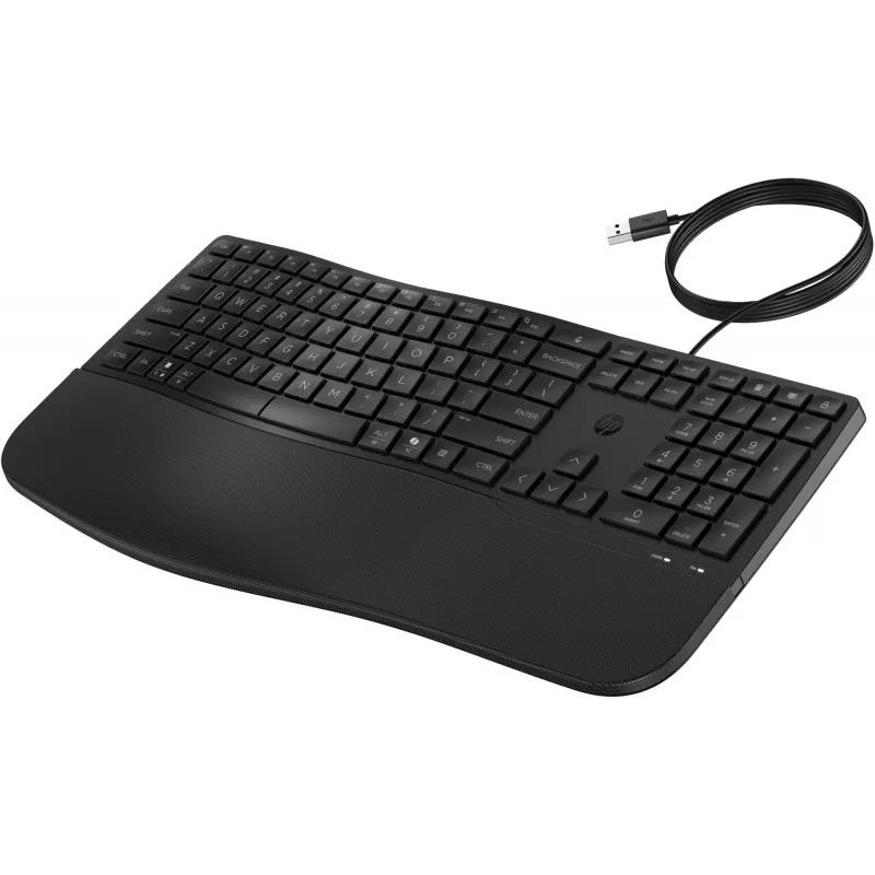 Tastiera full-size con filo HP 485 Comfort con porta USB e 23 tasti programmabili