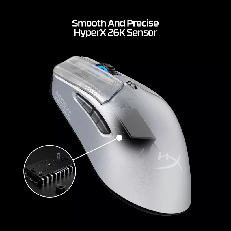 Mouse da gaming wireless HP HyperX Pulsefire Haste 2 S Navy 64 g Li-Ion
