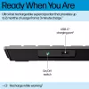 Tastiera wireless ricaricabile multi-dispositivo HP 720, Full-size (100%), Wireless, USB + Bluetooth, Meccanica, QWERTY, nero