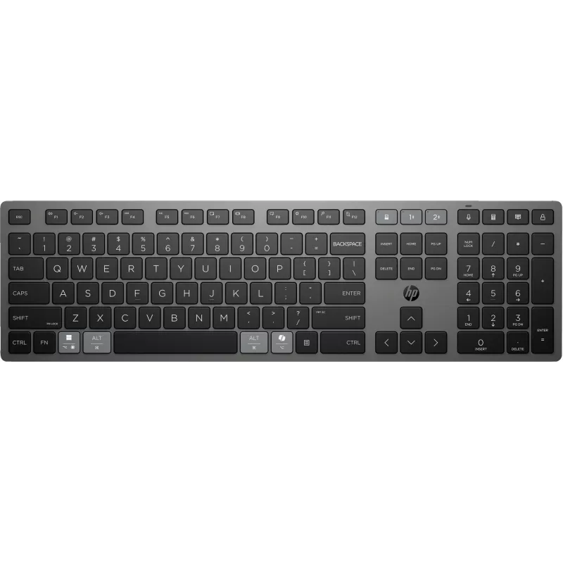 Tastiera wireless ricaricabile Full-Size QWERTY HP 725 — Modello 9T5B2AA#UUW