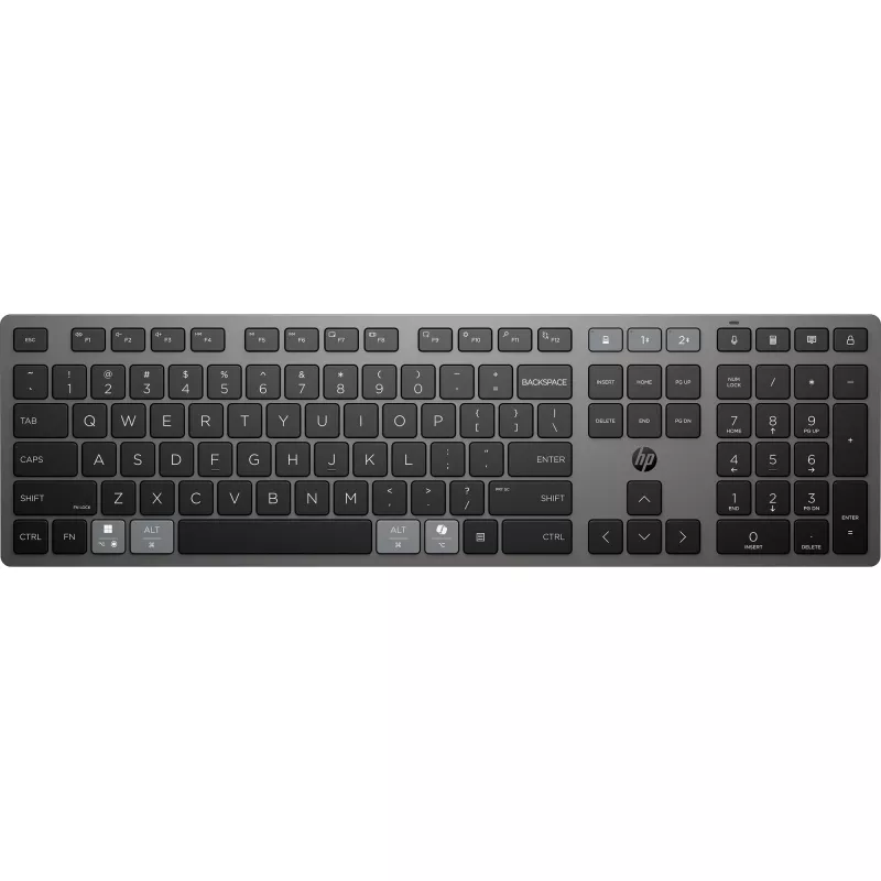 Tastiera wireless ricaricabile Full-Size QWERTY HP 725 — Modello 9T5B2AA#UUW