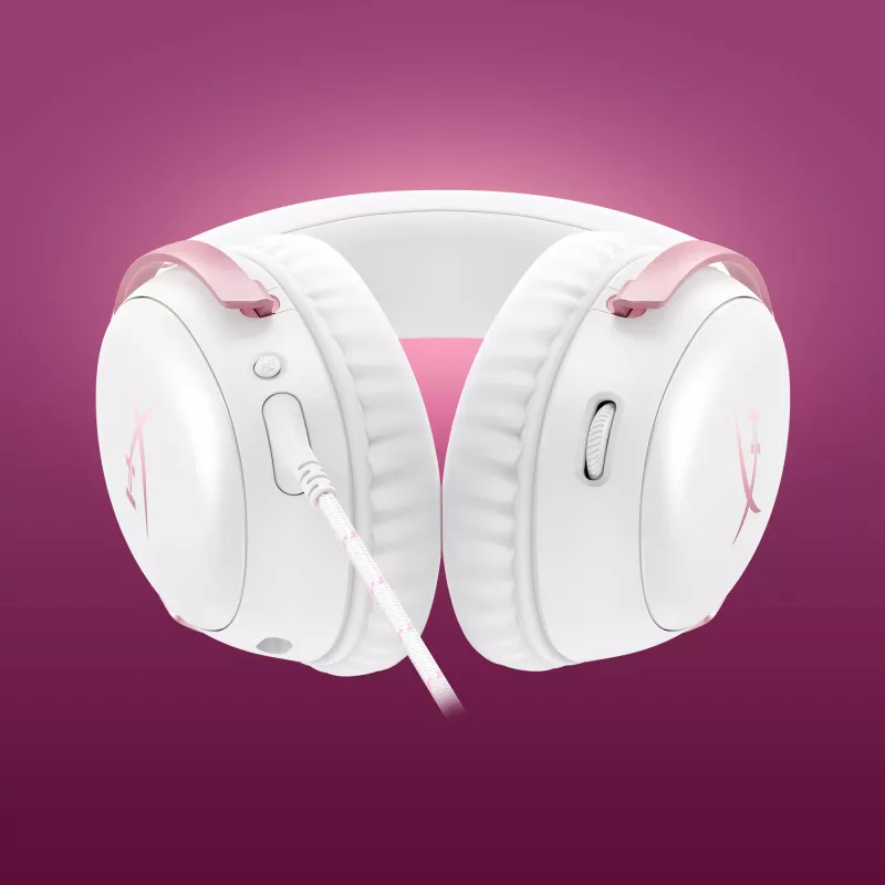 HyperX Cloud III - Headset da gaming (bianco/rosa)