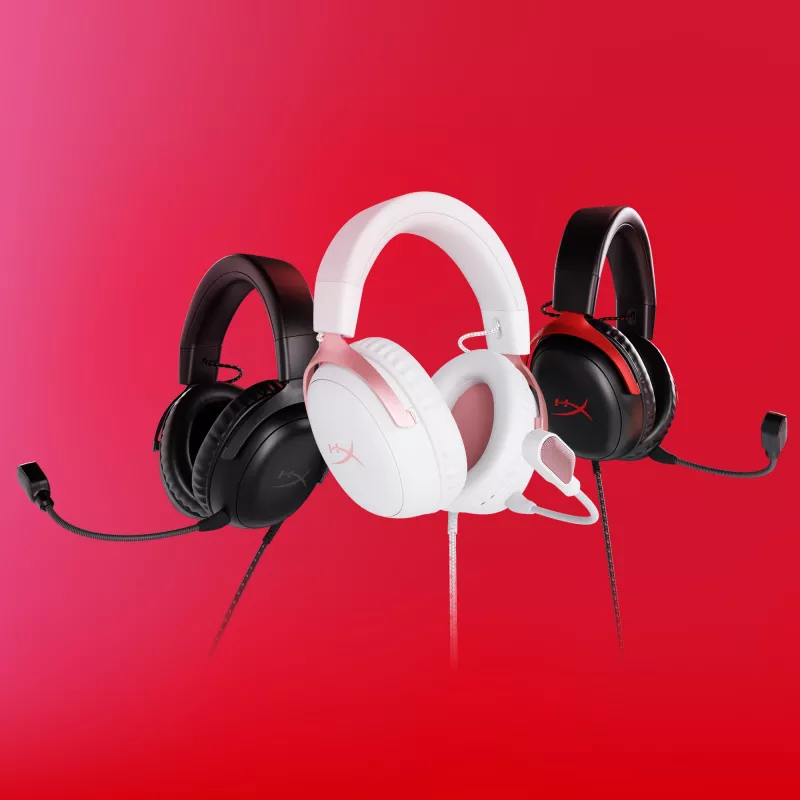 HyperX Cloud III - Headset da gaming (bianco/rosa)