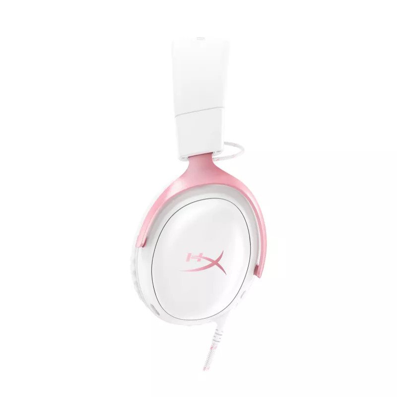 HyperX Cloud III - Headset da gaming (bianco/rosa)