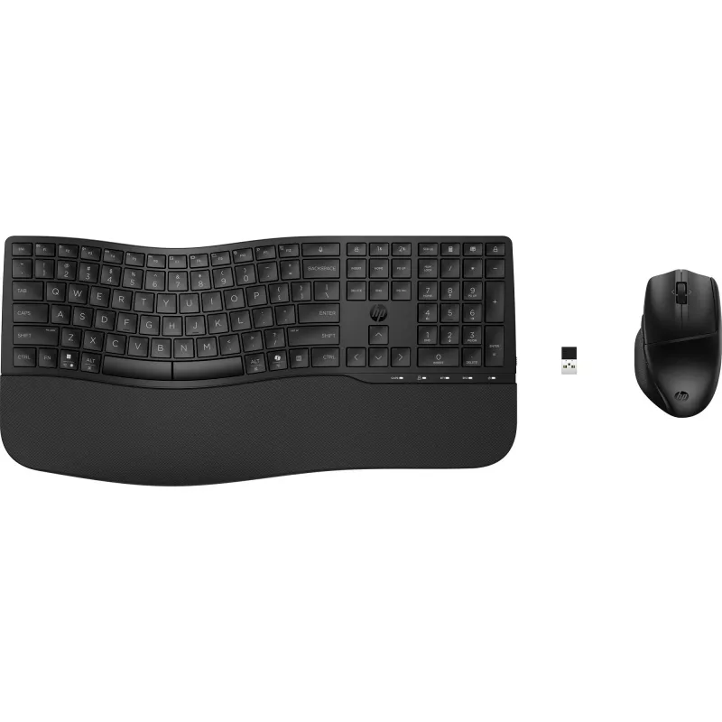 Set tastiera e mouse HP 685 Comfort Dual-Mode Wireless Bluetooth Full-Size curvo