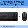 Combo tastiera e mouse wireless HP 655, nero, mouse incluso