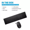 Combo tastiera e mouse wireless HP 655, nero, mouse incluso