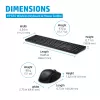 Combo tastiera e mouse wireless HP 655, nero, mouse incluso