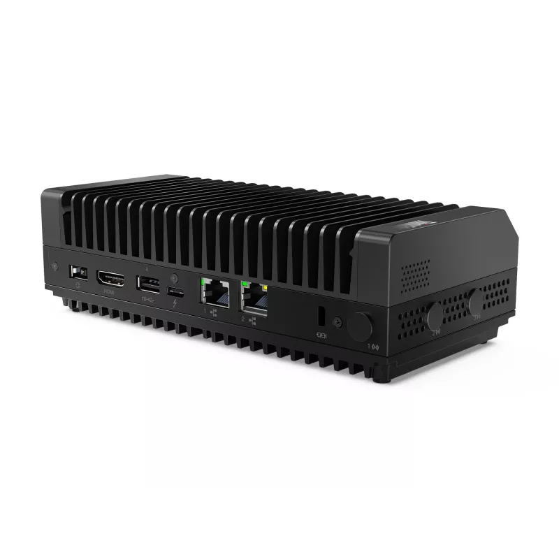 Lenovo ThinkEdge SE30 Intel® Core™ i3 i3-1115GRE 8 GB DDR4-SDRAM 256 GB SSD Windows 11 IoT Enterprise Mini-PC Nero