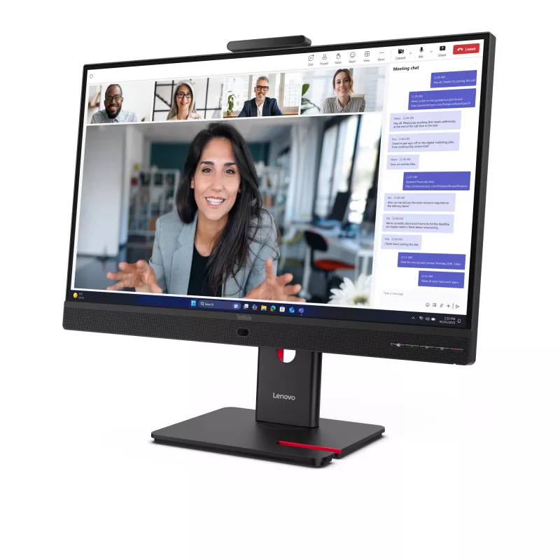 Monitor Lenovo ThinkVision T24-4v, 60,5 cm (23,8 inch), 1920 x 1080 Pixel, Full HD, LED, 6 ms, Nero