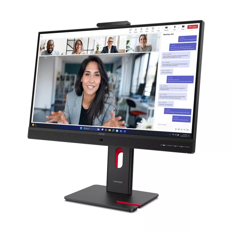 Monitor Lenovo ThinkVision T24-4v, 60,5 cm (23,8 inch), 1920 x 1080 Pixel, Full HD, LED, 6 ms, Nero