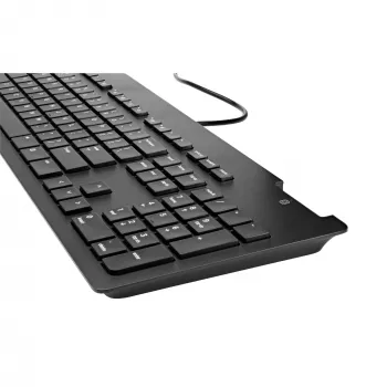Tastiera HP Business slim v2 con lettore smart card, full-size (100%), con filo, USB, nero