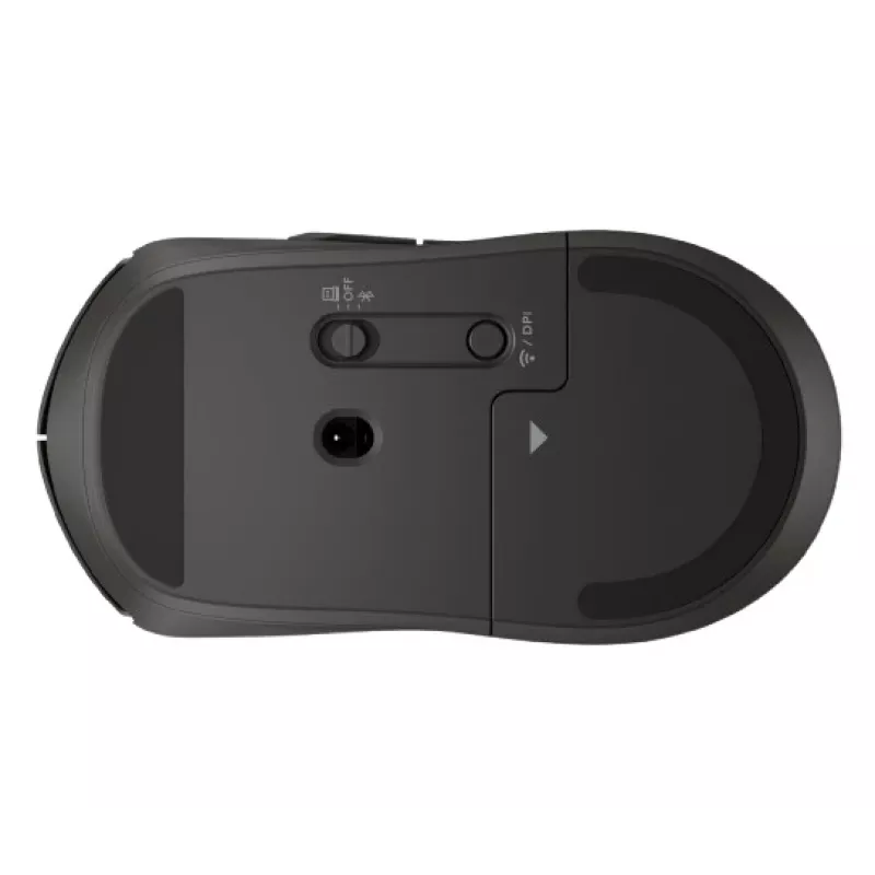 Mouse wireless HP 405 Quiet — ambidestro, ottico 1200 DPI, RF Wireless + Bluetooth, 5 tasti, a batteria, nero