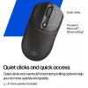 Mouse wireless HP 405 Quiet — ambidestro, ottico 1200 DPI, RF Wireless + Bluetooth, 5 tasti, a batteria, nero