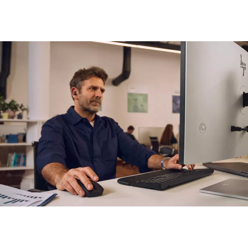 HP Multi-DevDual-ModeKBDwPlm EMEA-INTL E Tastiera nero