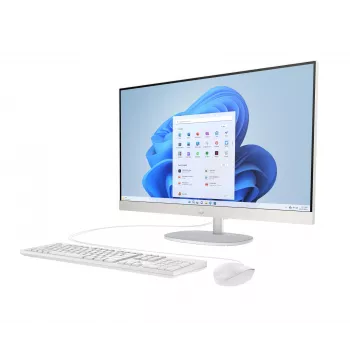HP All-in-One 27-cr0048na Intel® Core™ i7 i7-1355U 68,6 cm (27 pollici) 1920 x 1080 pixel All-in-One PC 8 GB DDR4-SDRAM 1 TB SSD Windows 11 Home Wi-Fi 6 (802.11ax) bianco (ricondizionato)