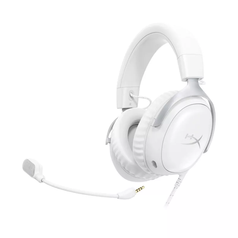 HyperX Cloud III - Headset gaming (bianco), bianco, Cina, Thailandia, circumaurale, chiuso, 155 mm, 86,7 mm