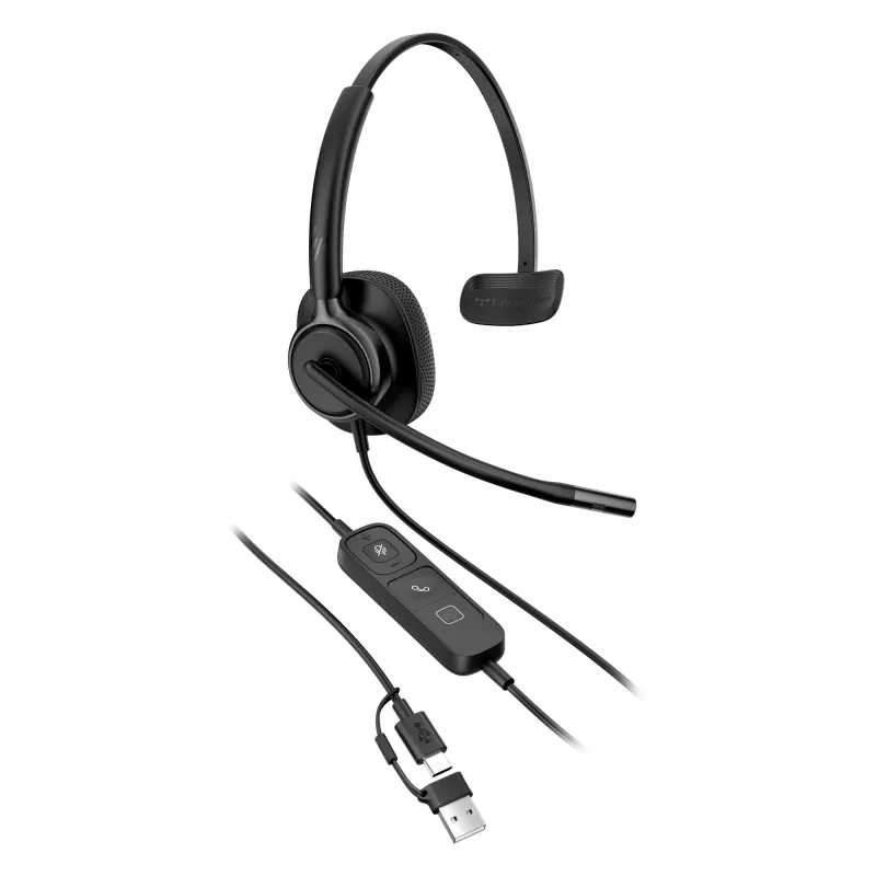 Cuffia USB con filo HP POLY MISSION 415 USB HS CL WW di HP, modello C01A9AA#AC3
