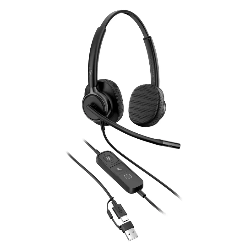 Cuffia USB con filo HP POLY MISSION 415 USB HS CL WW di HP, modello C01A9AA#AC3