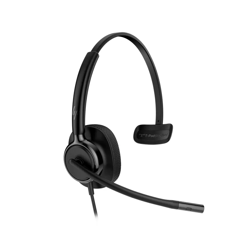 Cuffia USB con filo HP Poly Mission 415 monaurale (Bulk), 99 g, nero