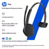Cuffia USB con filo HP Poly Mission 415 monaurale (Bulk), 99 g, nero