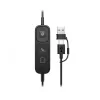 Cuffia USB con filo HP Poly Mission 415 monaurale (Bulk), 99 g, nero