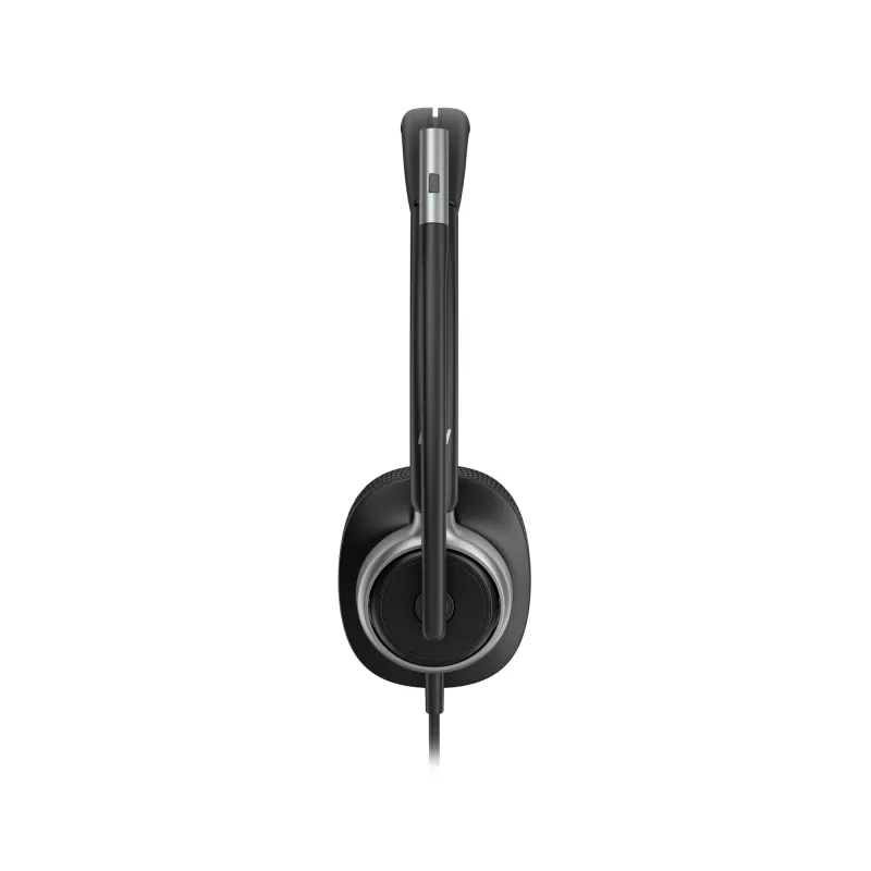 Cuffia USB con filo HP Poly Mission 615 monaurale, 117,5 g, nero